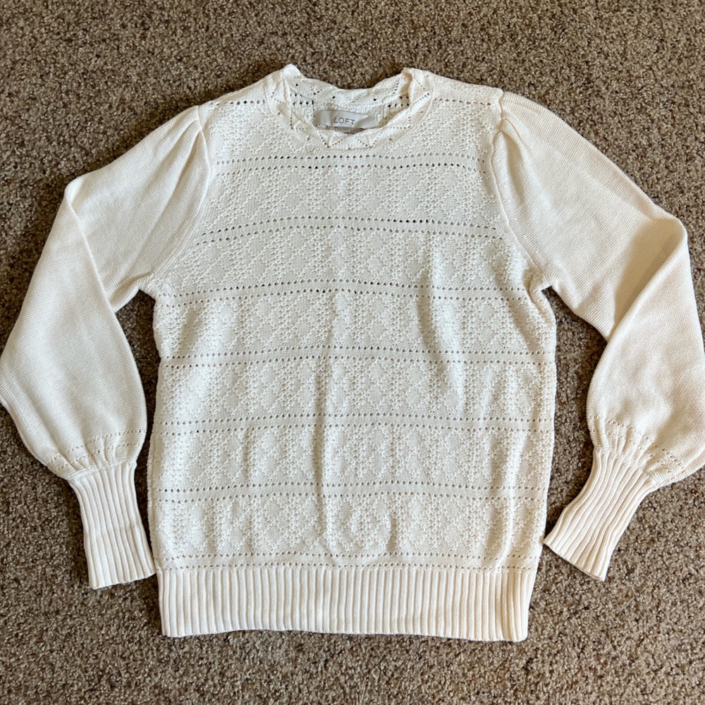 Cream colored sweater